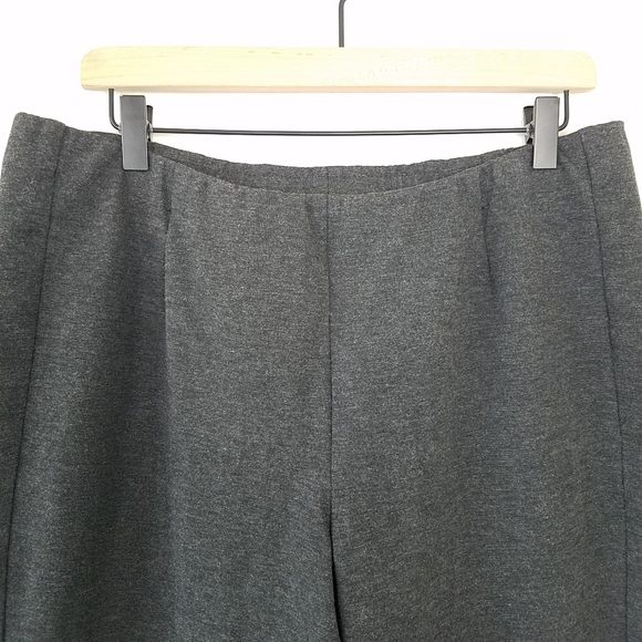 J. Jill Ponte Knit Gray Slim Leg Leggings, L - Picture 3 of 8